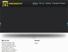 Tablet Screenshot of hotelpresident-ks.com
